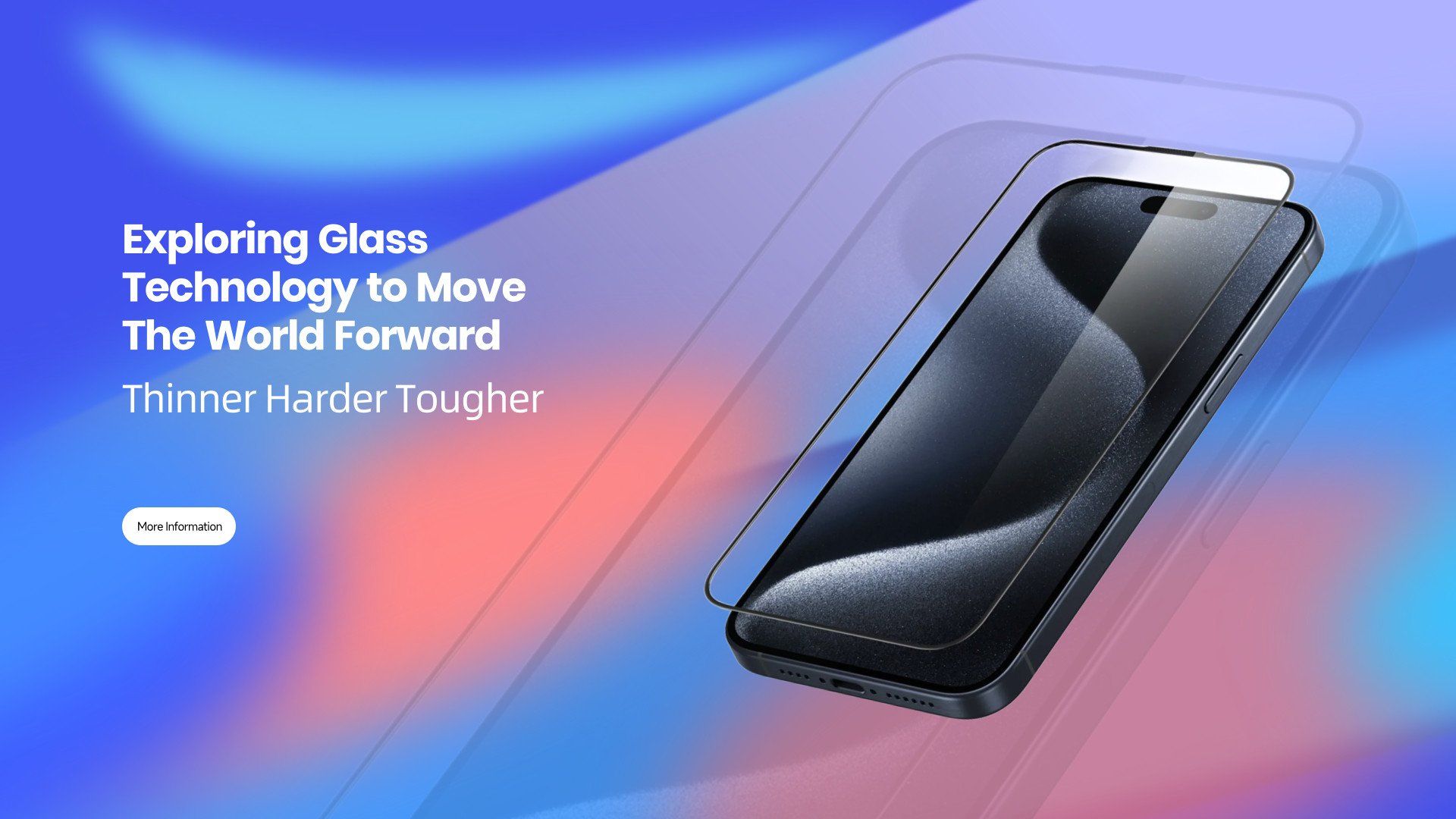 качество Защитное прозрачное стекло дисплея завод