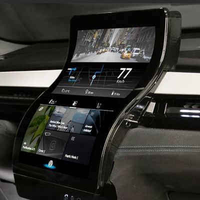 Хорошая цена 3D изогнутая крышка автомобильного дисплея стекло антиотражание закаленное онлайн