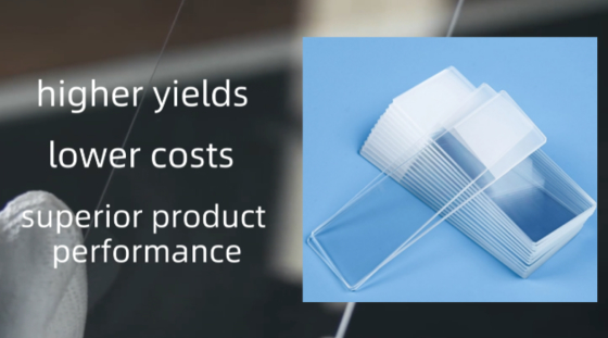 Хорошая цена Ультрабелый слайд для микроскопа Стекло основание Материал Устойчивая толщина Толерантность Каленка Твердость 9H онлайн